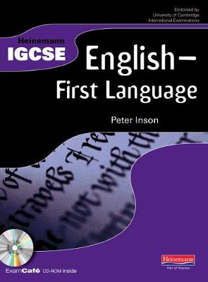 Cover of Heinemann IGCSE English - First Language Student Book with Exam Cafe CD