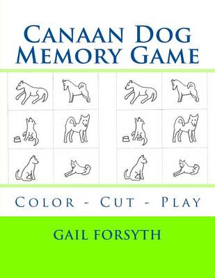 Book cover for Canaan Dog Memory Game