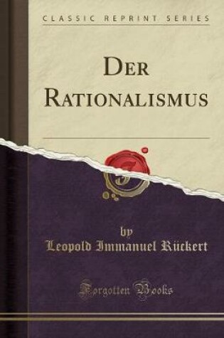 Cover of Der Rationalismus (Classic Reprint)