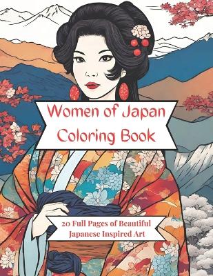 Book cover for Women of Japan Coloring Book