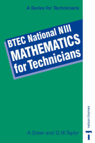 Cover of BTEC National NIII