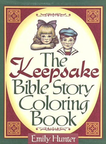 Book cover for The Keepsake Bible Story Coloring Book