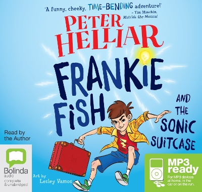 Book cover for Frankie Fish and the Sonic Suitcase