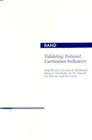 Cover of Validating National Curriculum Indicators