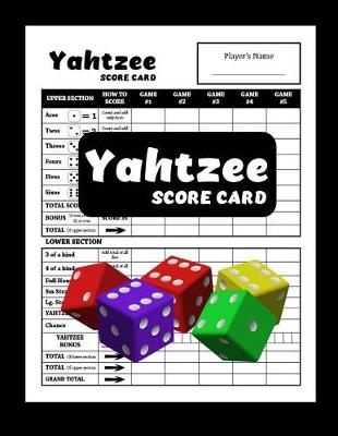 Book cover for Yahtzee Score Card