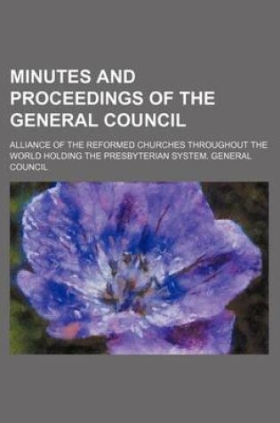 Cover of Minutes and Proceedings of the General Council