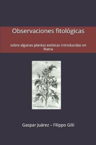 Cover of Observaciones fitológicas