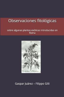 Book cover for Observaciones fitológicas