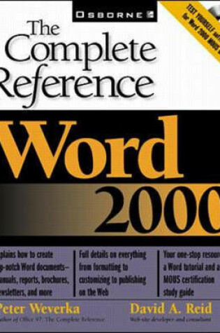 Cover of Word 2000