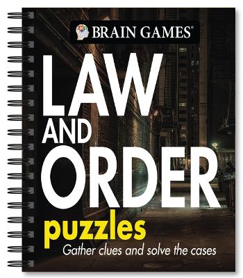 Book cover for Brain Games - Law and Order Puzzles