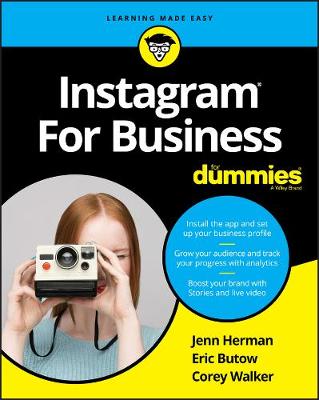 Book cover for Instagram For Business For Dummies