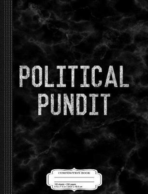 Book cover for Political Pundit Vintage Composition Notebook