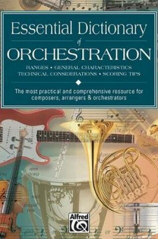 Cover of Essential Dictionary Of Orchestra