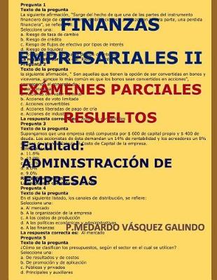 Book cover for Finanzas Empresariales II-Ex