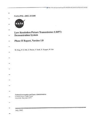 Book cover for Low Resolution Picture Transmission (Lrpt) Demonstration System. Phase II; 1.0