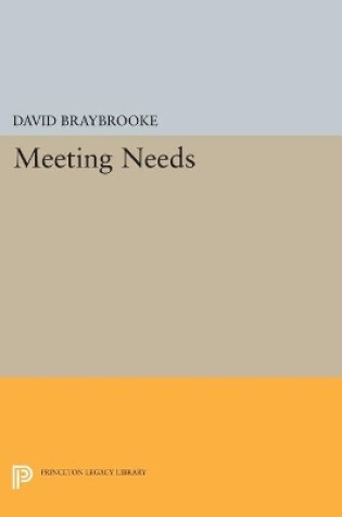 Cover of Meeting Needs