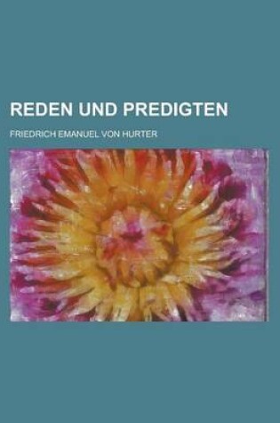 Cover of Reden Und Predigten