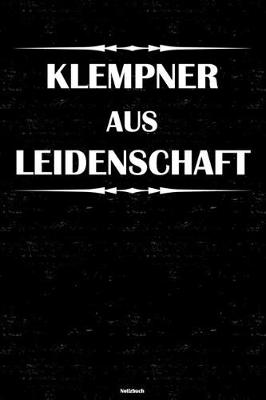 Book cover for Klempner aus Leidenschaft Notizbuch