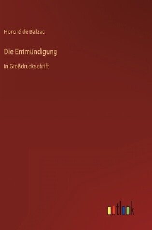 Cover of Die Entmündigung