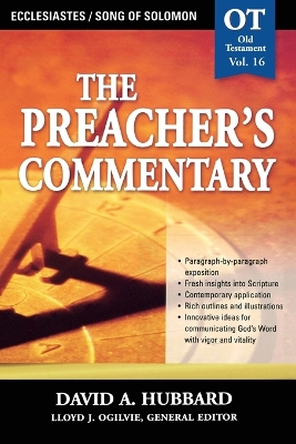 Book cover for The Preacher's Commentary - Vol. 16: Ecclesiastes / Song of Solomon