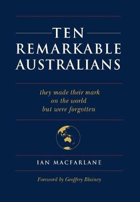 Book cover for Ten Remarkable Australians