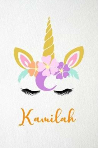 Cover of Kamilah A5 Lined Notebook 110 Pages