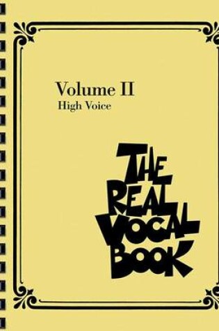 Cover of The Real Vocal Book - Volume II