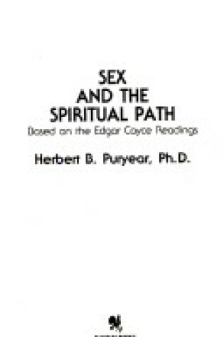 Cover of Sex and the Spiritual Path