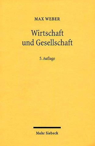 Book cover for Wirtschaft und Gesellschaft