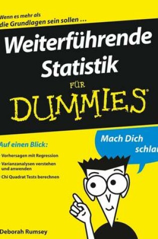 Cover of Weiterfuhrende Statistik fur Dummies