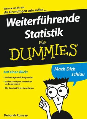 Book cover for Weiterfuhrende Statistik fur Dummies