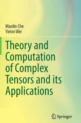Cover of Theory and Computation of Complex Tensors and its Applications