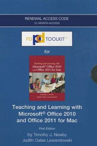 Cover of PDToolKit -- 12-month Extension Standalone Access Card (CS Only) -- for Teaching and Learning with Microsoft Office 2010 and Office 2011 for Mac