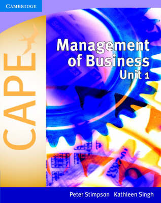Book cover for Management of Business for CAPE® Unit 1