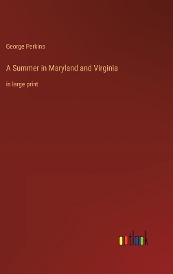 Book cover for A Summer in Maryland and Virginia