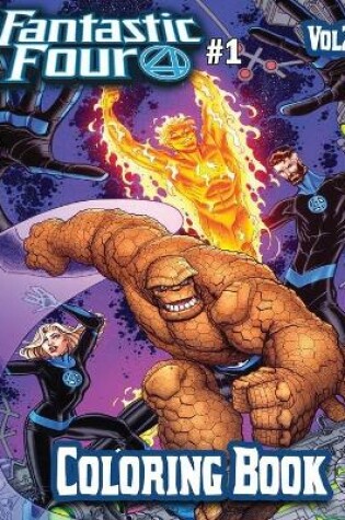 Cover of Fantastic Four Coloring Book Vol2
