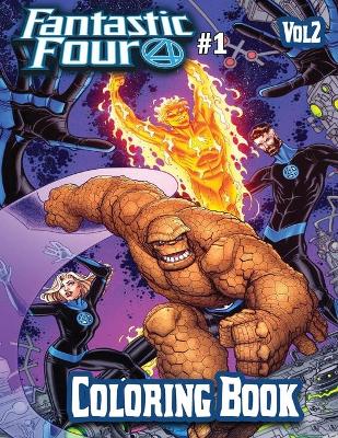 Book cover for Fantastic Four Coloring Book Vol2