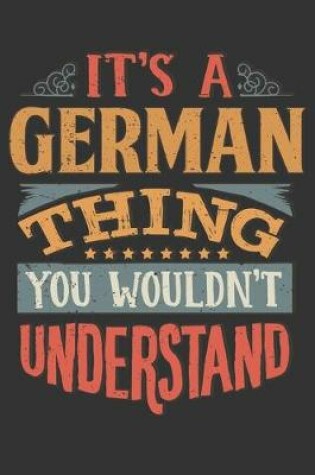 Cover of Its A German Thing You Wouldnt Understand