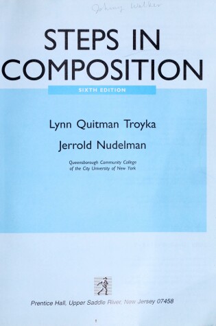 Cover of Steps in Composition