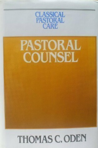 Cover of Classical Pastoral Care