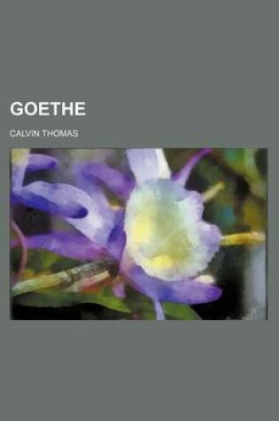 Cover of Goethe