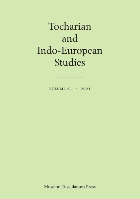 Cover of Tocharian and Indo-European Studies 21