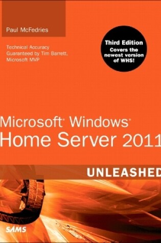 Cover of Microsoft Windows Home Server 2011 Unleashed