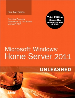 Book cover for Microsoft Windows Home Server 2011 Unleashed