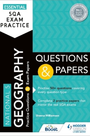 Cover of Essential SQA Exam Practice: National 5 Geography Questions and Papers