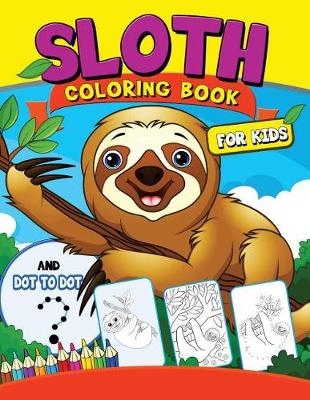 Book cover for Sloth coloring Book for Kids