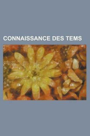 Cover of Connaissance Des Tems