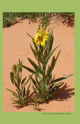 Book cover for Flower in the dunes 2014 weekly calendar