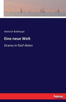 Book cover for Eine neue Welt