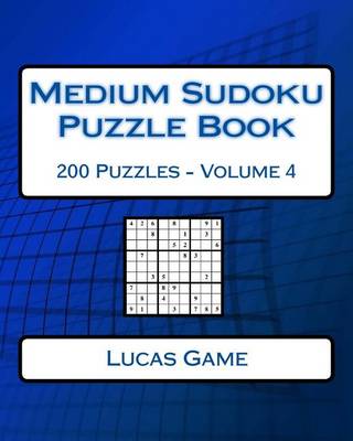 Book cover for Medium Sudoku Puzzle Book Volume 4